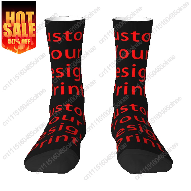 3D Printing Custom - Custom Sock Your Design Women Men
