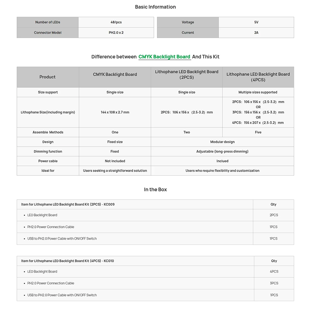 For Bambu Lab Lithophane LED B - 3D Printing Bambu Lab ulasan dan harga