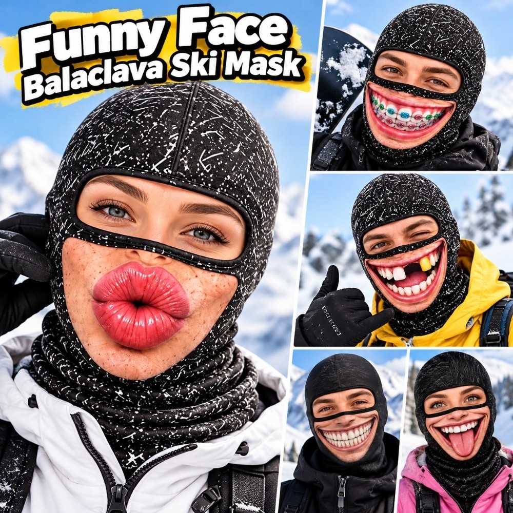 3D Face Printed Old Man Balacl - 3D Printing Mask ulasan dan harga